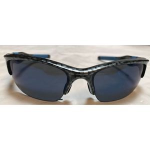 Vintage Oakley Half Jacket 2.0 Team Eagle Lens Grey & Blue Sunglasses